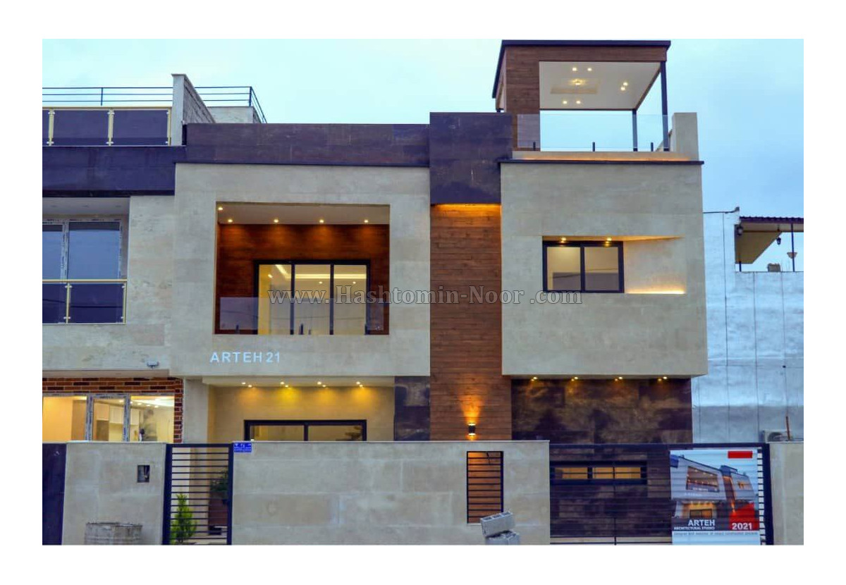 ویلا دوبلکس با روف گاردن ویو ابدی منطقه جنگلی همصفا